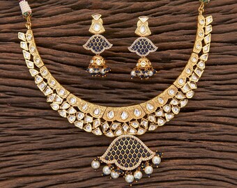 Kundan Necklace - Etsy
