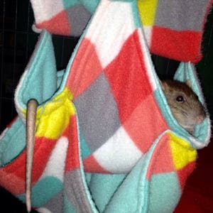 Triple hammock for rats / sugar gliders / ferrets image 6
