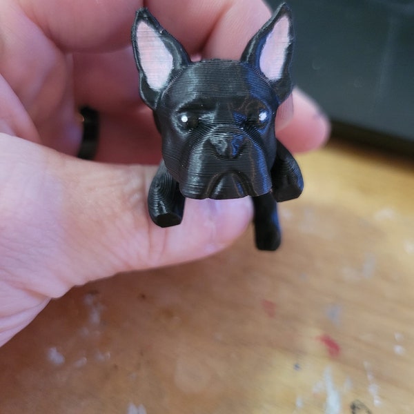 3D printed fidget dog- French bulldog