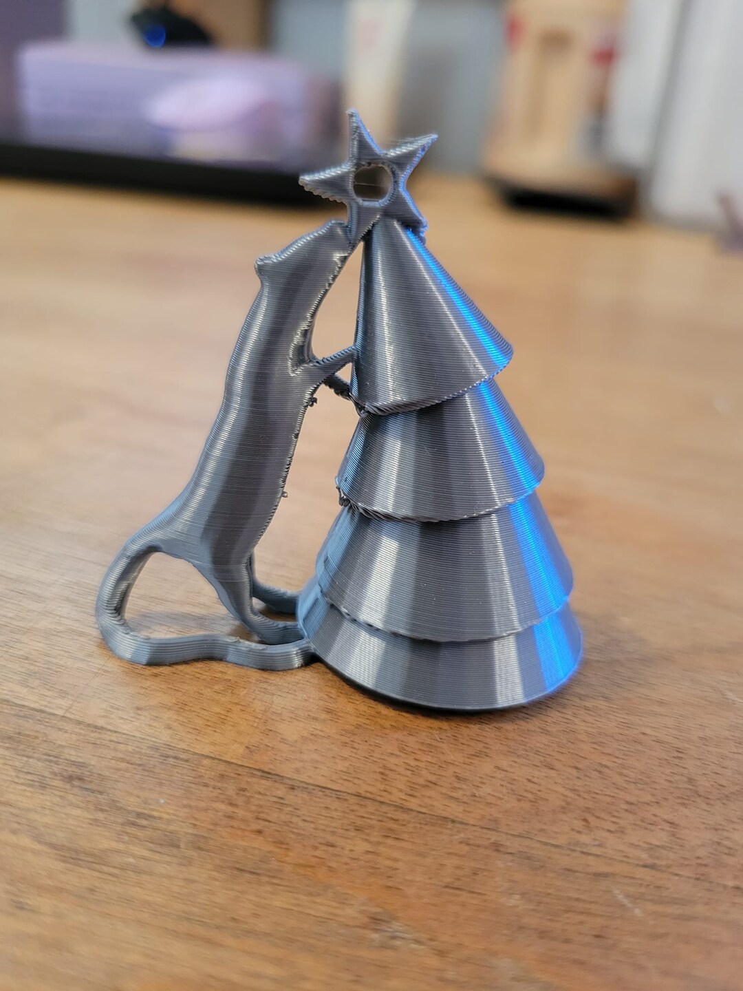 3D Printable Rat Ornament With Tree - Etsy