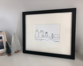 Tulsa Skyline Print