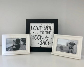 I Love You to the Moon Print