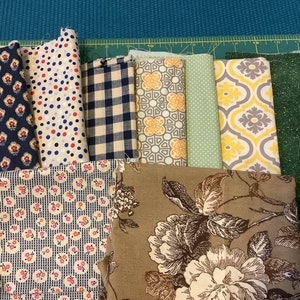 Fabric scraps ! Showing Sizes  in the pictures