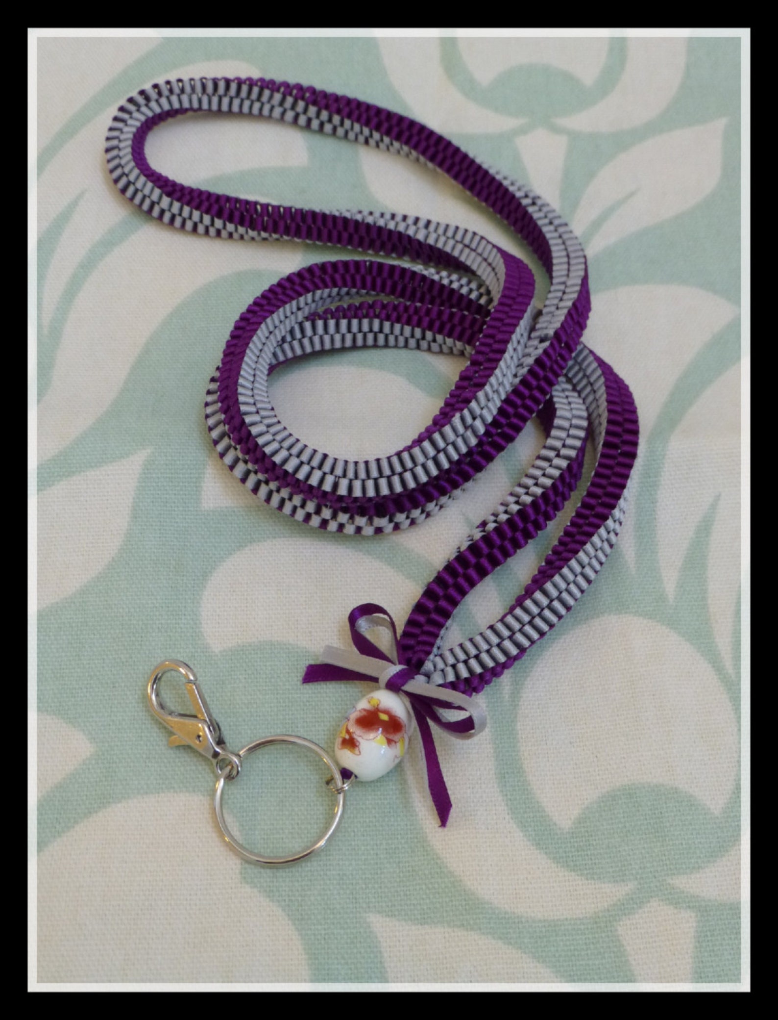 Ribbon Lei Lanyard Neck Strap All Hand Braided Double Braid Etsy