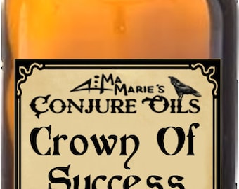 Ma Marie's Crown Of Success Conjure Oil Luck Succeed Money Hoodoo Ritual Swamp Magic