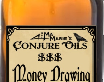 Ma Marie's Money Drawing Oil Prosperity,Luck,Steady Cash Flow, Success, Draw In Customers, Increase Sales Folk Magic Hoodoo