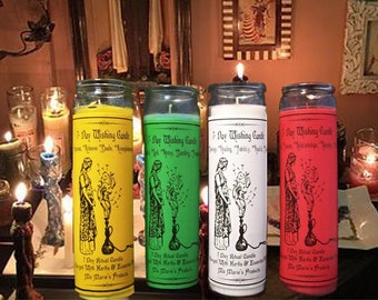 Ma Marie's 7-Day Wish Candles Ritual Spell Conjure Candles