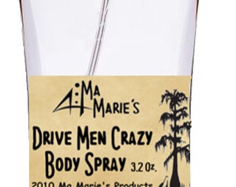 Ma Marie's Drive Men Crazy Body Spray Attraction Love Mysterious 3.2 Oz.