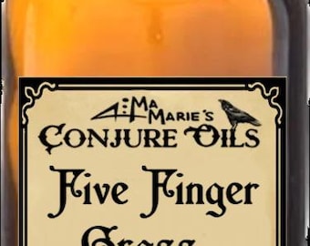 Ma Marie's Five Finger Grass Luck, Success Mojo Hoodoo Ritual Swamp Magic
