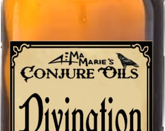 Ma Marie's Divination Conjure Oil Fortell Future Pschic Ability Third Eye Hoodoo Ritual Swamp Magic