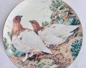 Plate decorative fine porcelain collection 39 duck off show November Plumage 39 by artist John Francis.Annee 1983.