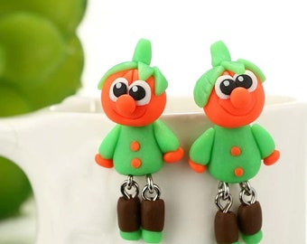 Great for Fall Pumpkin Earrings for Girls Women Fashion Jewelry