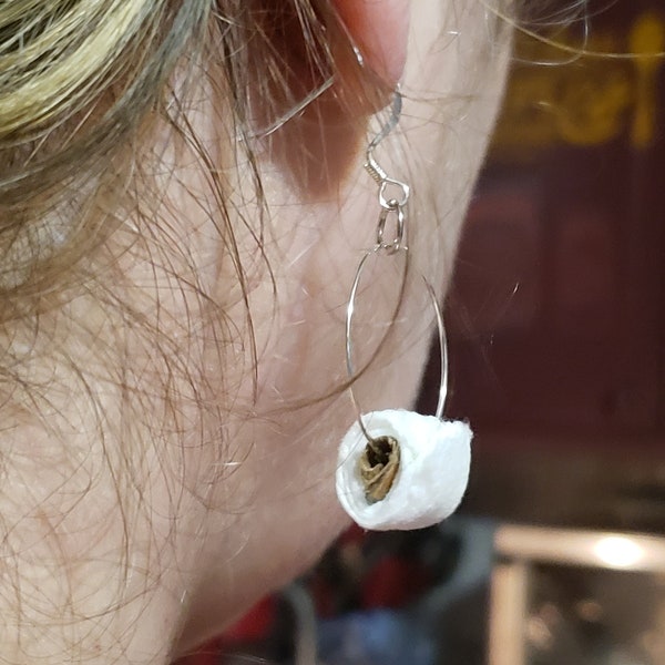 Toilet Paper Earring Etsy