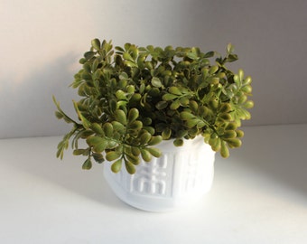 Greenery Planter,Milk Glass Flower Pot, Succulent Planter, Indoor Planter