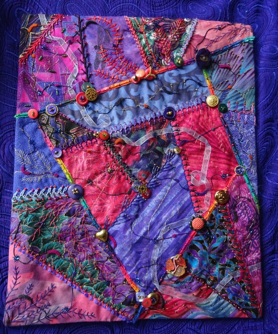 Crazy Quilt Wall Hanging Decoration Decor