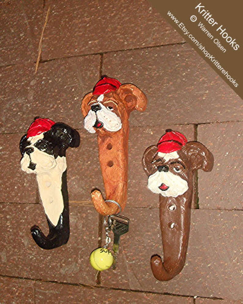 Bulldog Hooks Dog Hook Leash Holder Hooks Back Pack Hooks | Etsy Bulldog Hooks Dog Hook Leash Holder Hooks Back Pack Hooks | Etsy