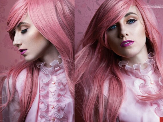 1960's Ruffled Pink Babydoll Dress
