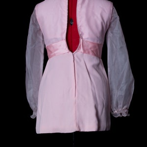 1960's Ruffled Pink Babydoll Dress image 4