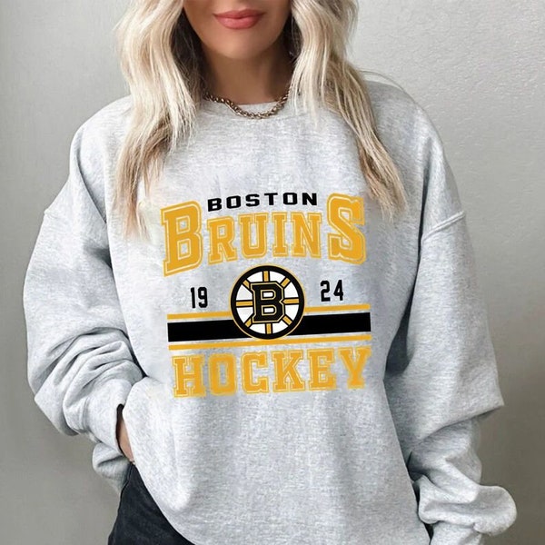 Boston Hockey Shirt, Boston Hockey Sweatshirt, Boston Hockey Crewneck, Boston B Hockey Gift, Boston B Hockey Tshirt, Hockey B Hockey Shirt