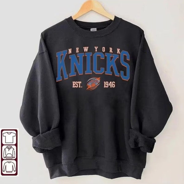 Vintage New York Basketball Sweatshirt, K.nicks Shirt, Basketball Shirt, Basketball Lovers Shirt, New York Basketball Fan Shirt