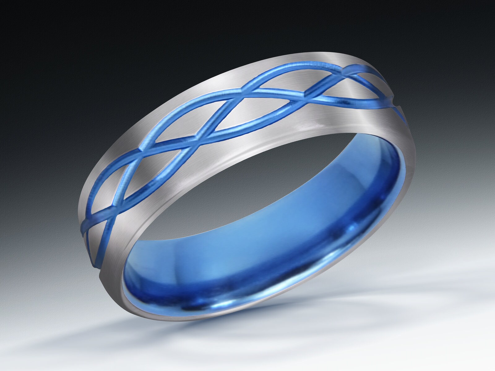 Celtic Ring Wave Ring Celtic Knot Ring Mens Celtic Ring Etsy