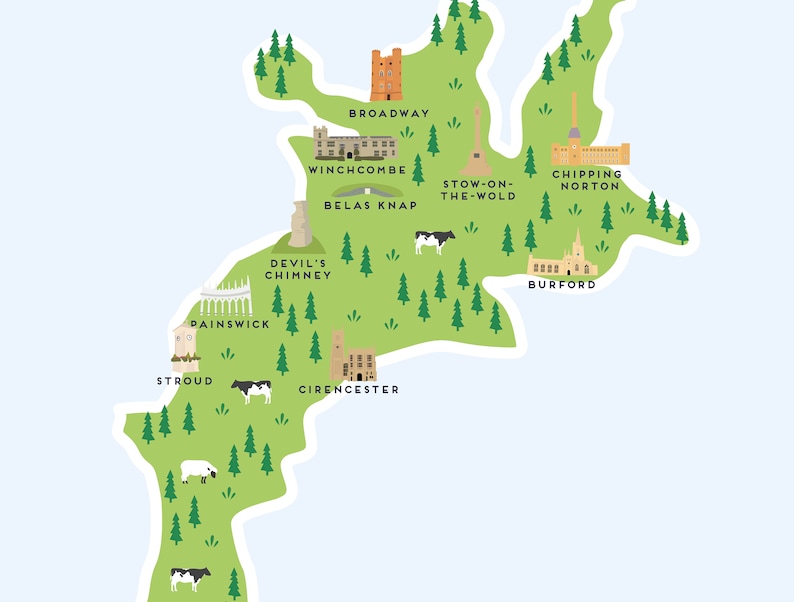 Cotswolds Wildlife Map at Reginald Heilig blog