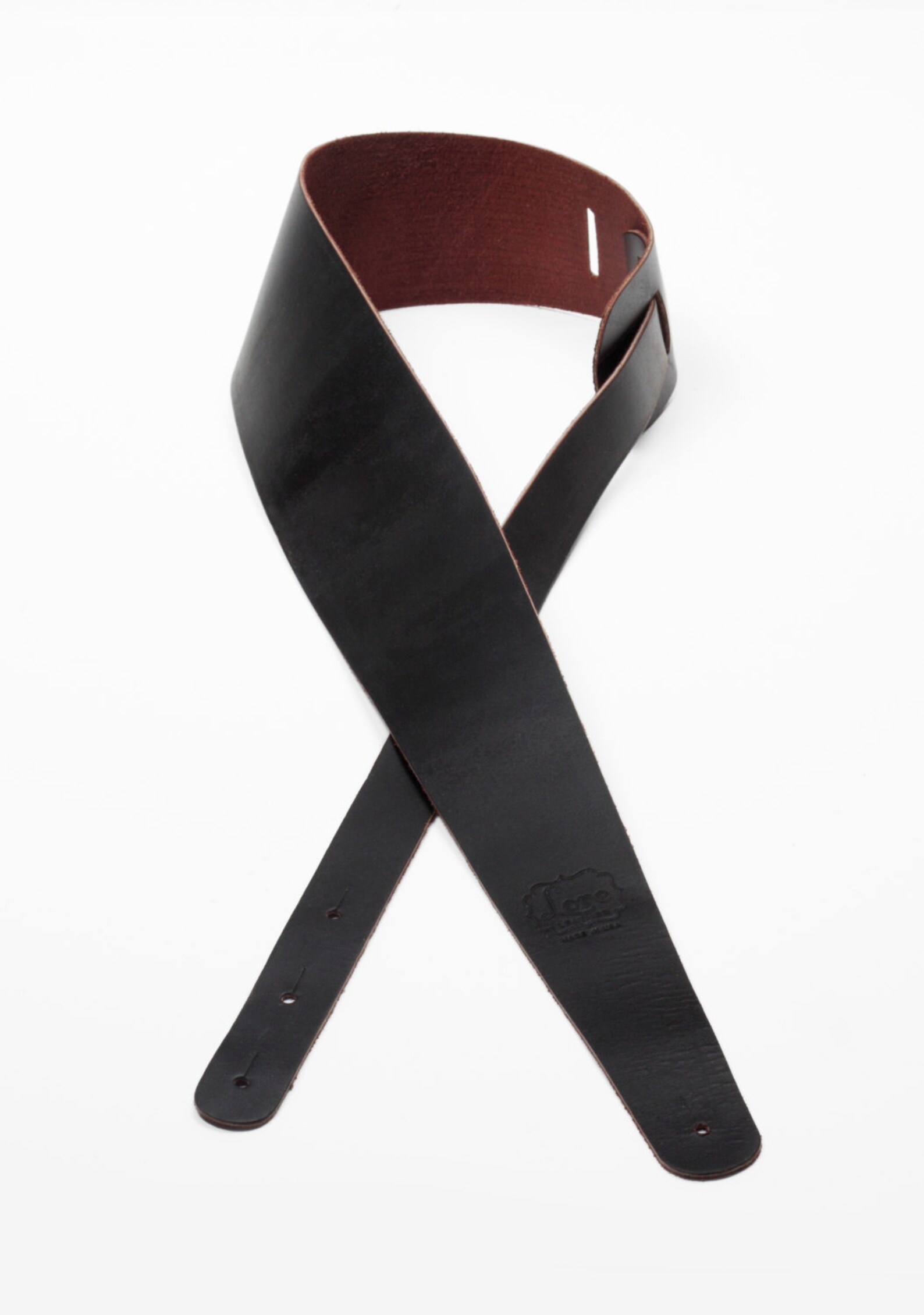 3 Tapered Leather Guitar Strap Etsy