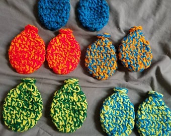 Eco friendly crocheted reusable water balloons pkg of 12