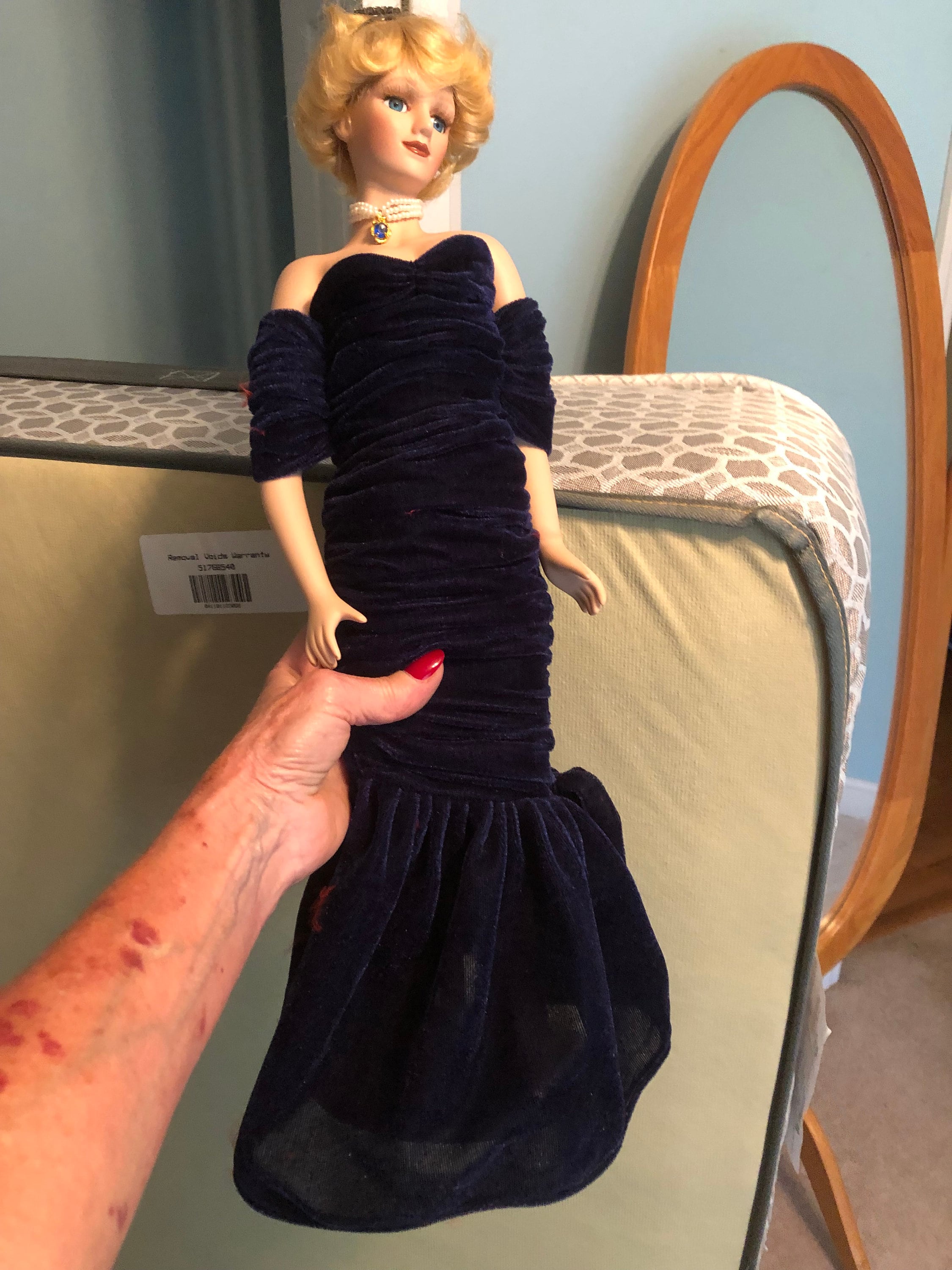 princess diana blue dress doll Retrofête Blue Zoa Dress - Passion For Fashion Dress