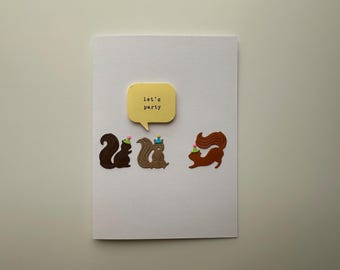 let's party squirrels
