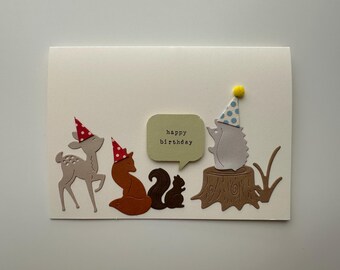 happy birthday (woodland party)