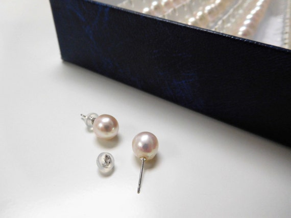 GRIGIO) NUOVI Orecchini Con Perle Grigie Akoya AAA Da 10-11 Mm - Foto 9