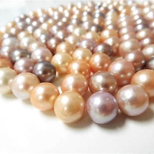 7-8mm Multi-Color Round/Semi-Round Loose Nucleated Fresh Water Pearl