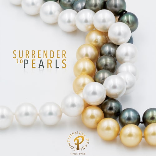 Collana Di Perle Naturali D'Acqua Salata 8-9mm &ndash; Girocollo 45cm &ndash; Fatte A Mano