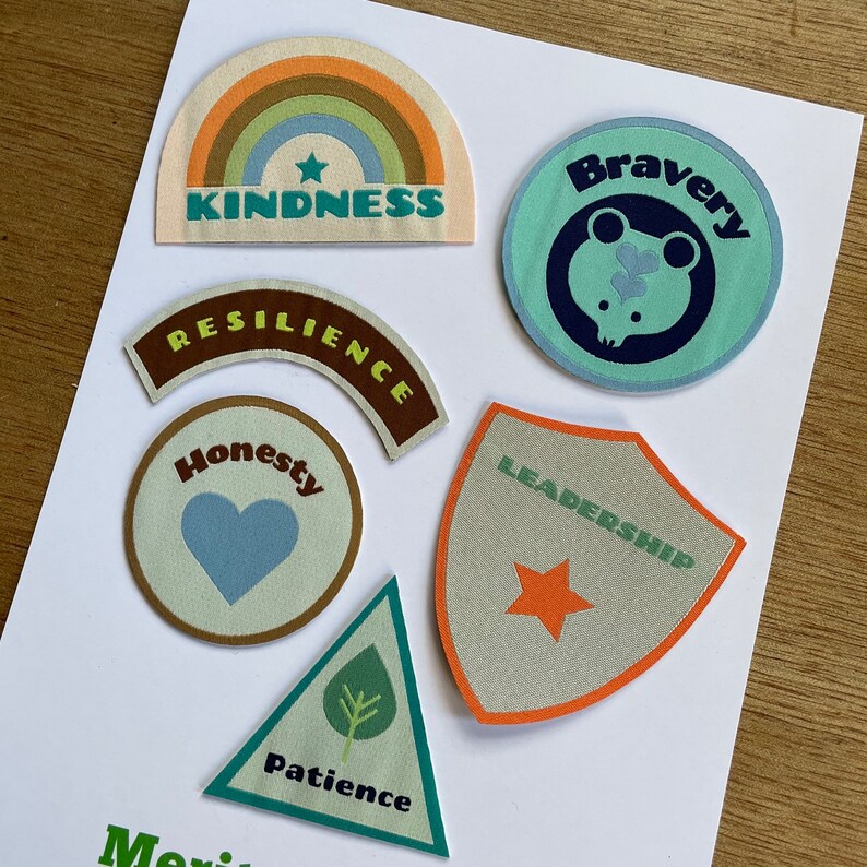 Merit Patch Key Merit Patch Set for Children, Merit Badges, Reward Badges for Kids - Etsy