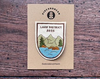 Custom Location Patch – Personalised Mountain Adventure Badge