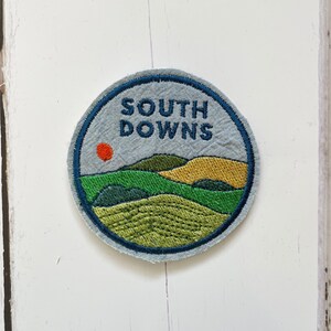 National Park Patch, South Downs Patch, Embroidered Patch