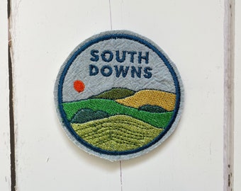 National Park Patch, South Downs Patch, Embroidered Patch