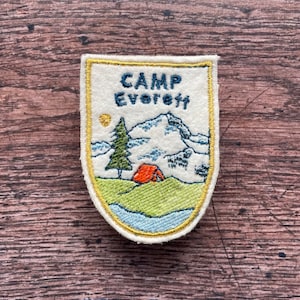 Benutzerdefinierte Camping Patch, personalisierte gesticktes Abenteuer Patch, Reisegeschenk Strumpffüller