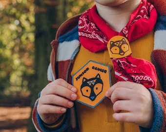 Junior Ranger Embroidered Patch, Iron On Adventure Patch for Kids