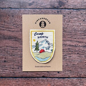 Custom Camping Patch | Personalised Outdoor Adventure Patch | Handmade Camp Badge