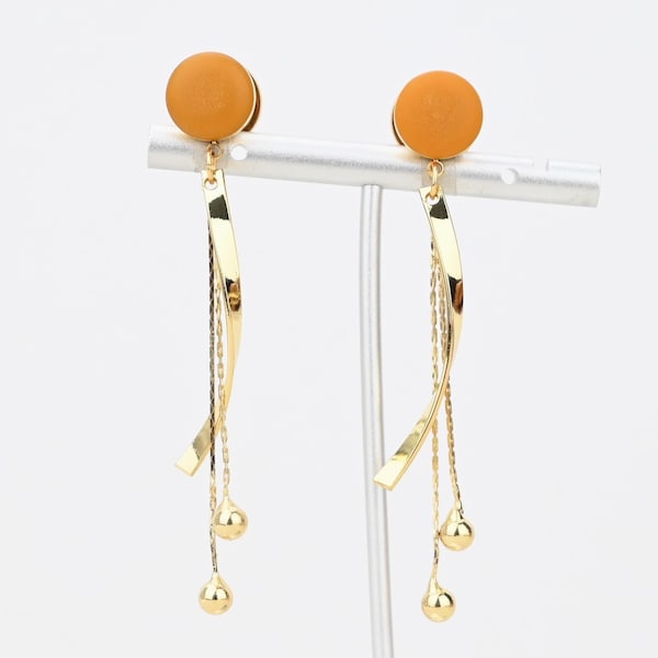 Niedliche Rotierende Gold Ketten Plugs / 8g ,6g ,4g ,2g ,0g ,00g ,1/2 , 9/16 , 5/8 ,11/16 ,3/4 , 2,5 cm Ohrringe Gauges