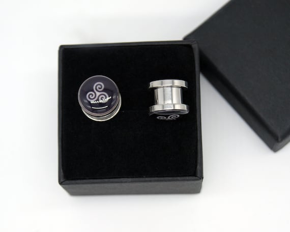 Teen Wolf Picture Ear Gauges with Screw on Size 8g up to Size 1 inch