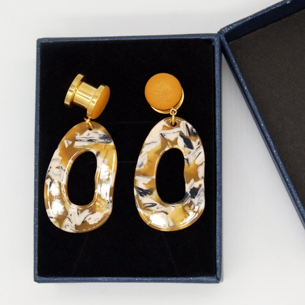 Süße Ohrstecker / 8g ,6g ,4g ,2g ,0g ,00g ,1/2 , 9/16 , 5/8 ,11/16 ,3/4 , 2,5 cm Ohrringe Gauges