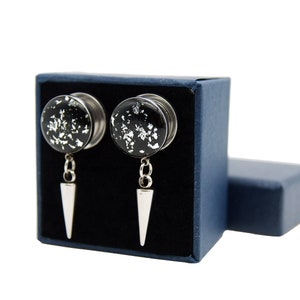 Bullet Plugs Gauges / 16g, 8g, 6g, 4g, 2g, 0g, 00g, 7/16, 1/2, 9/16, 5/8, 11/16, 3/4 in / Punk Gauges /Men Plugs image 6