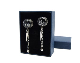 Bullet Plugs Gauges / 16g, 8g, 6g, 4g, 2g, 0g, 00g, 7/16, 1/2, 9/16, 5/8, 11/16, 3/4 in / Punk Gauges /Men Plugs