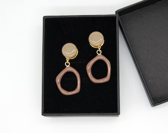 Geometric Dangle Plugs /8g ,6g ,4g ,2g ,0g ,00g ,1/2, 9/16 , 5/8 ,11/16 ,3/4 ,1 inch Earrings Gauges