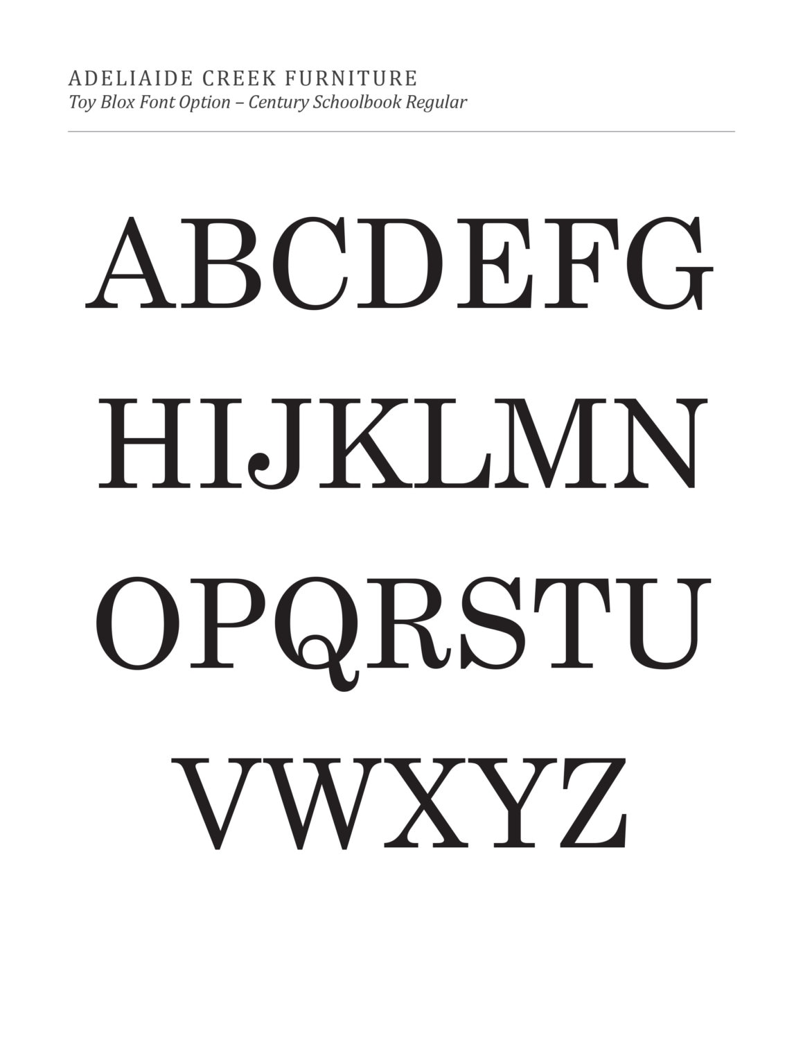 Personalized Solid Wood Toy Box Inspired by Children's Vintage Letter