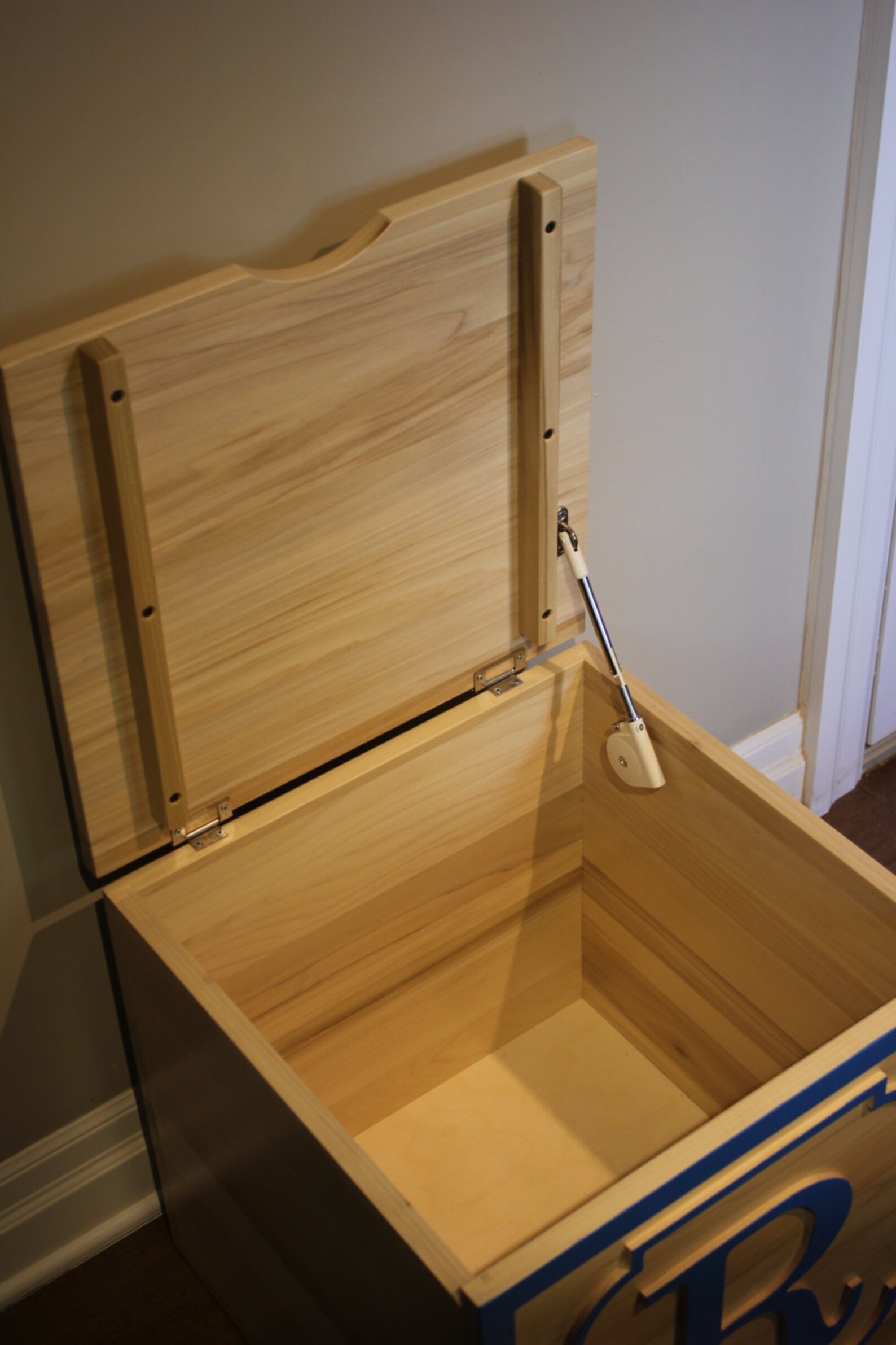 Personalized Solid Wood Toy Box Inspired by Children's Etsy