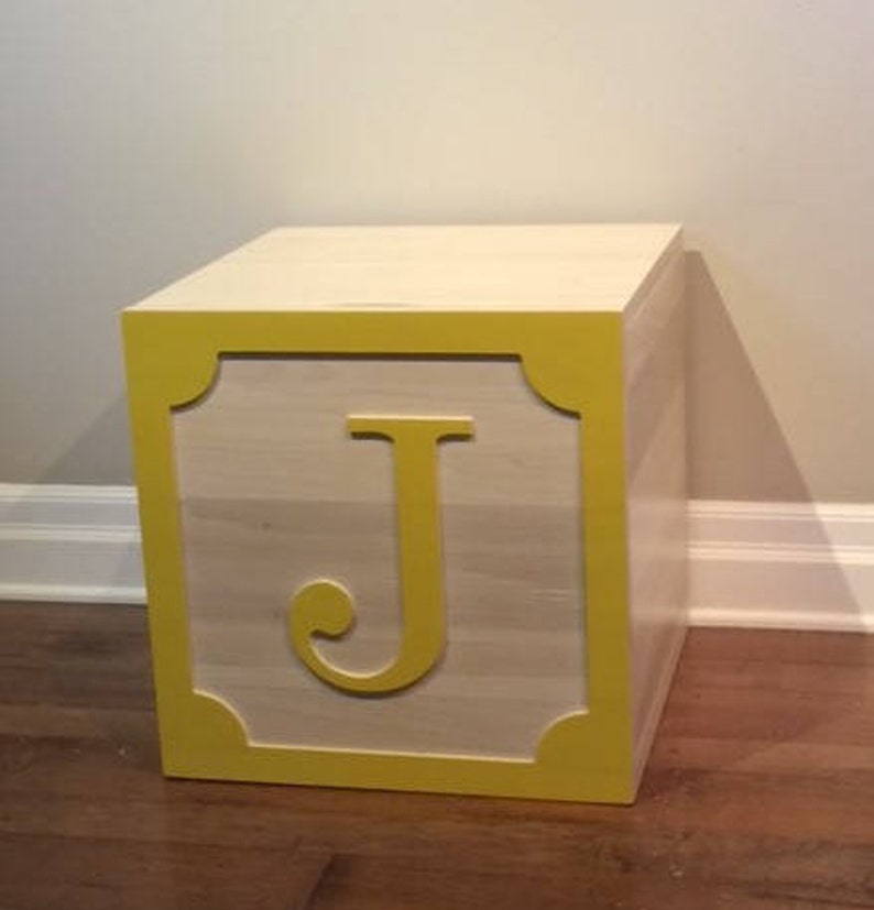 Personalized Solid Wood Toy Box Inspired by Children's Etsy